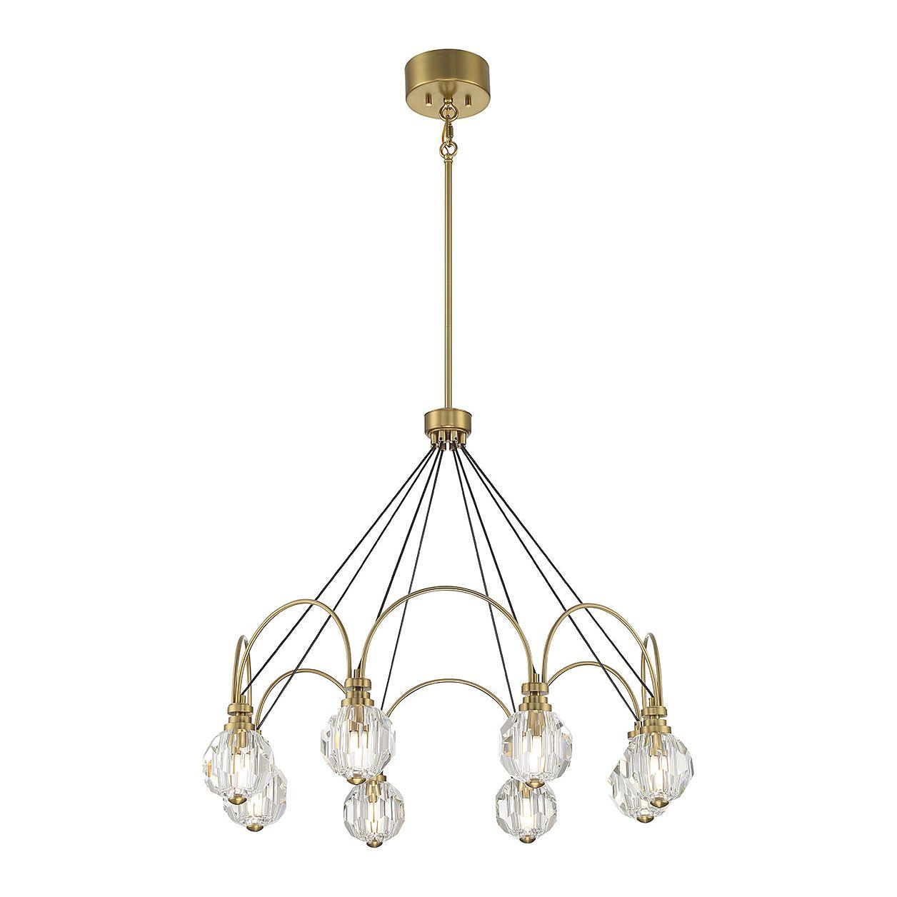 Savoy House - Burnham 8-Light LED Chandelier - Lights Canada