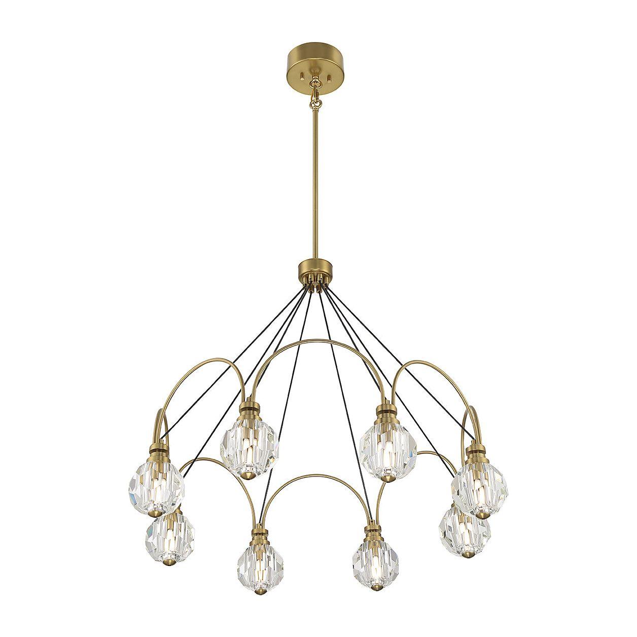 Savoy House - Burnham 8-Light LED Chandelier - Lights Canada