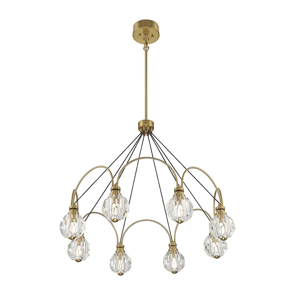 Savoy House - Burnham 8-Light LED Chandelier - Lights Canada