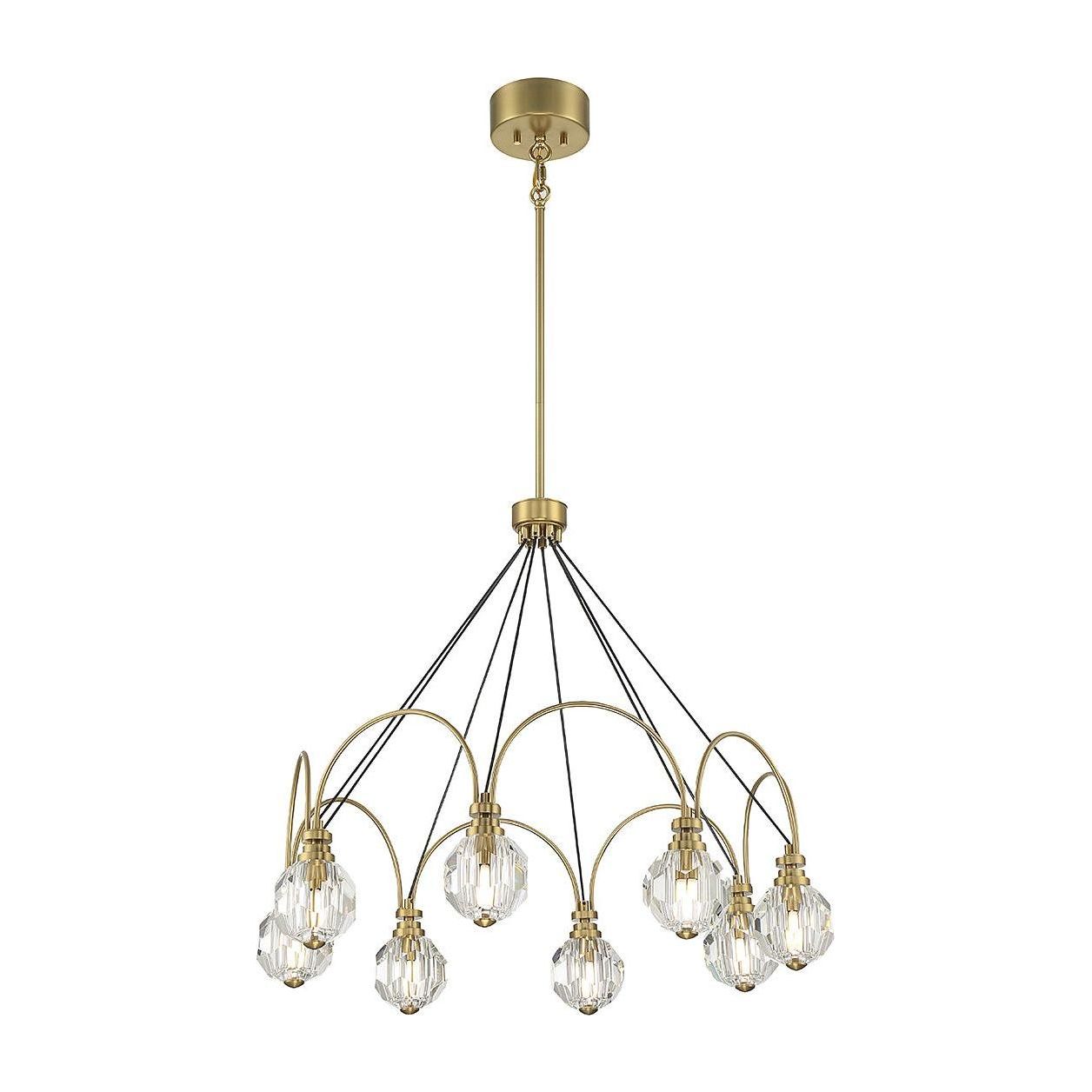 Savoy House - Burnham 8-Light LED Chandelier - Lights Canada