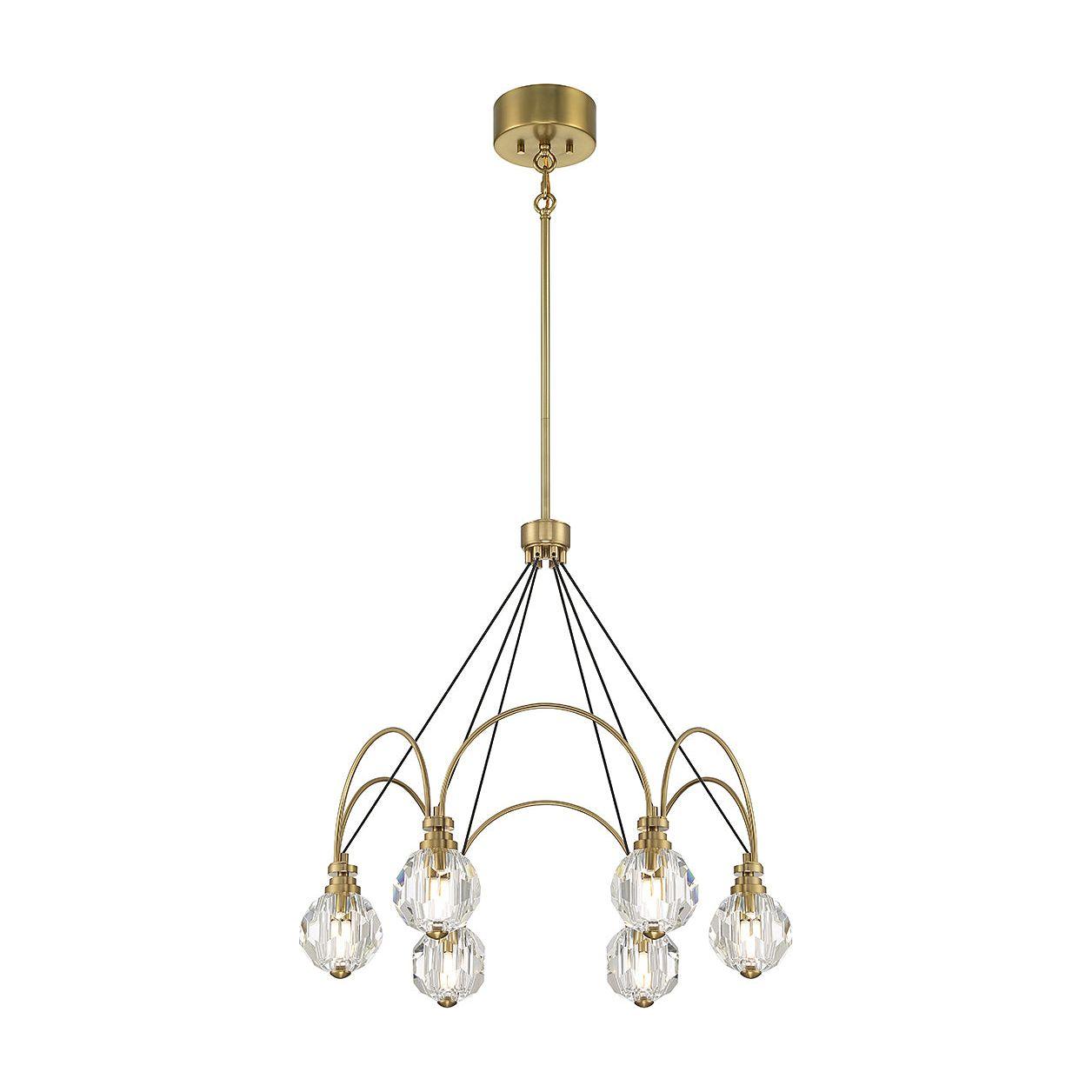 Savoy House - Burnham 6-Light LED Chandelier - Lights Canada