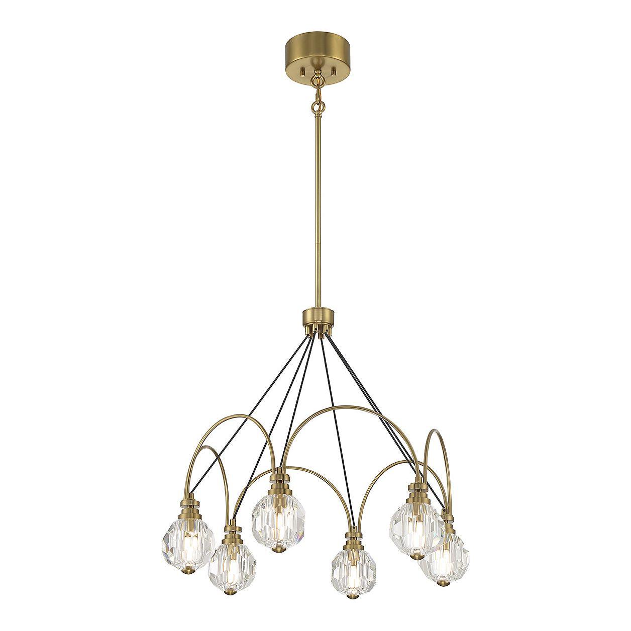 Savoy House - Burnham 6-Light LED Chandelier - Lights Canada