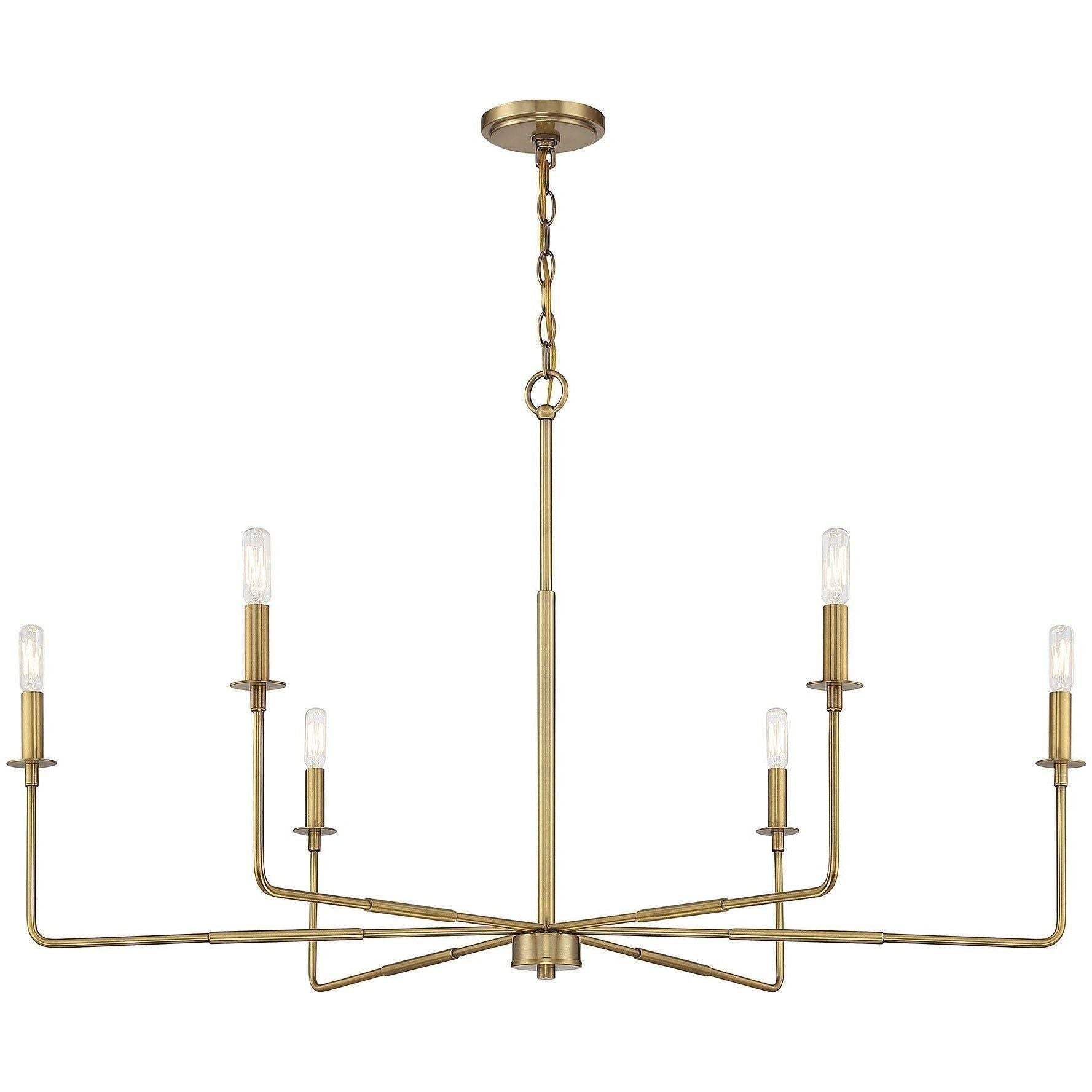 Savoy House - Salerno 6-Light Chandelier - Lights Canada