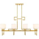 Savoy House - Quatrain 8-Light Linear Chandelier - Lights Canada