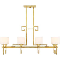 Quatrain 8-Light Linear Chandelier