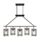 Savoy House - Glenwood 5-Light Linear Chandelier - Lights Canada