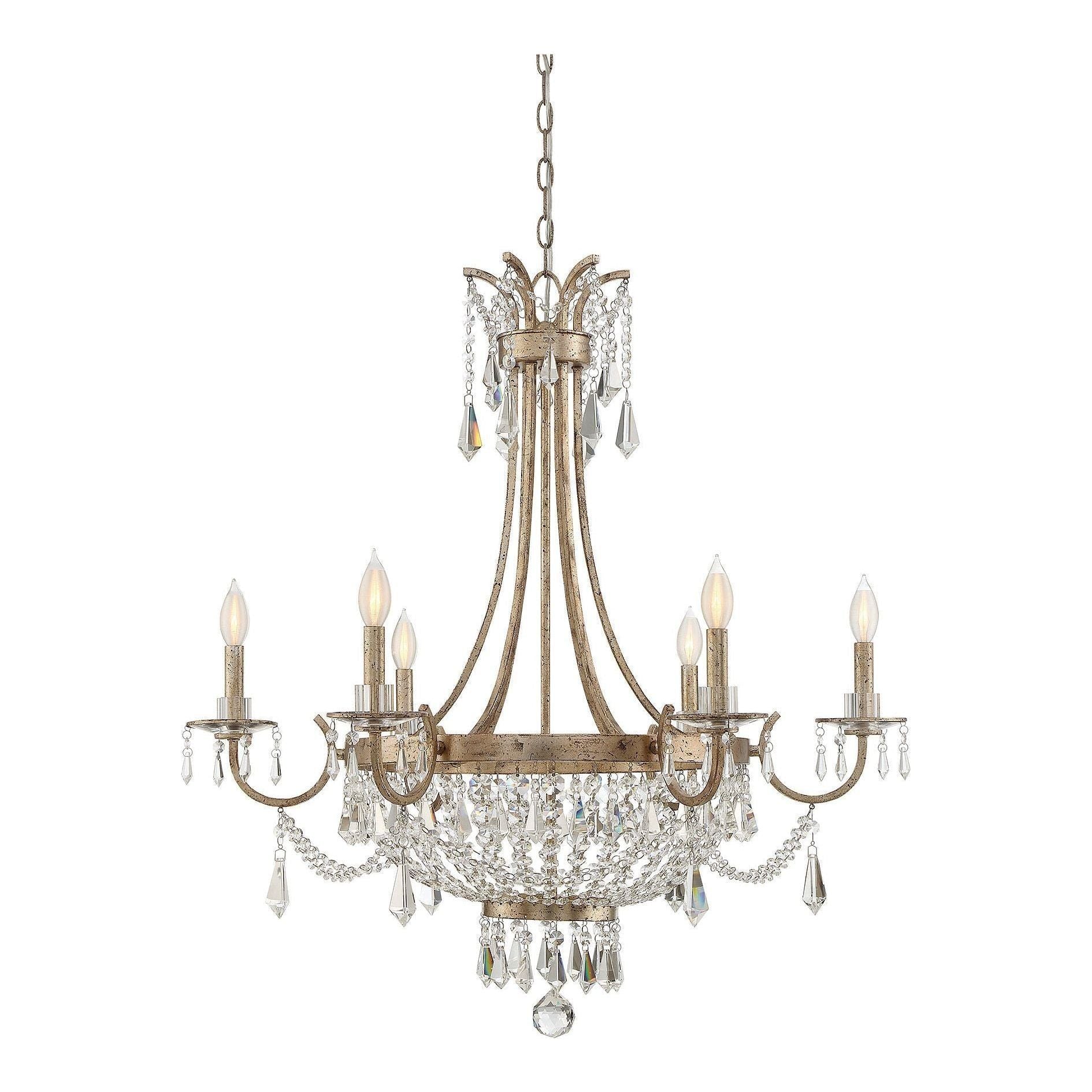 Savoy House - Claiborne 6-Light Chandelier - Lights Canada