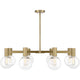 Savoy House - Wright 8-Light Chandelier - Lights Canada