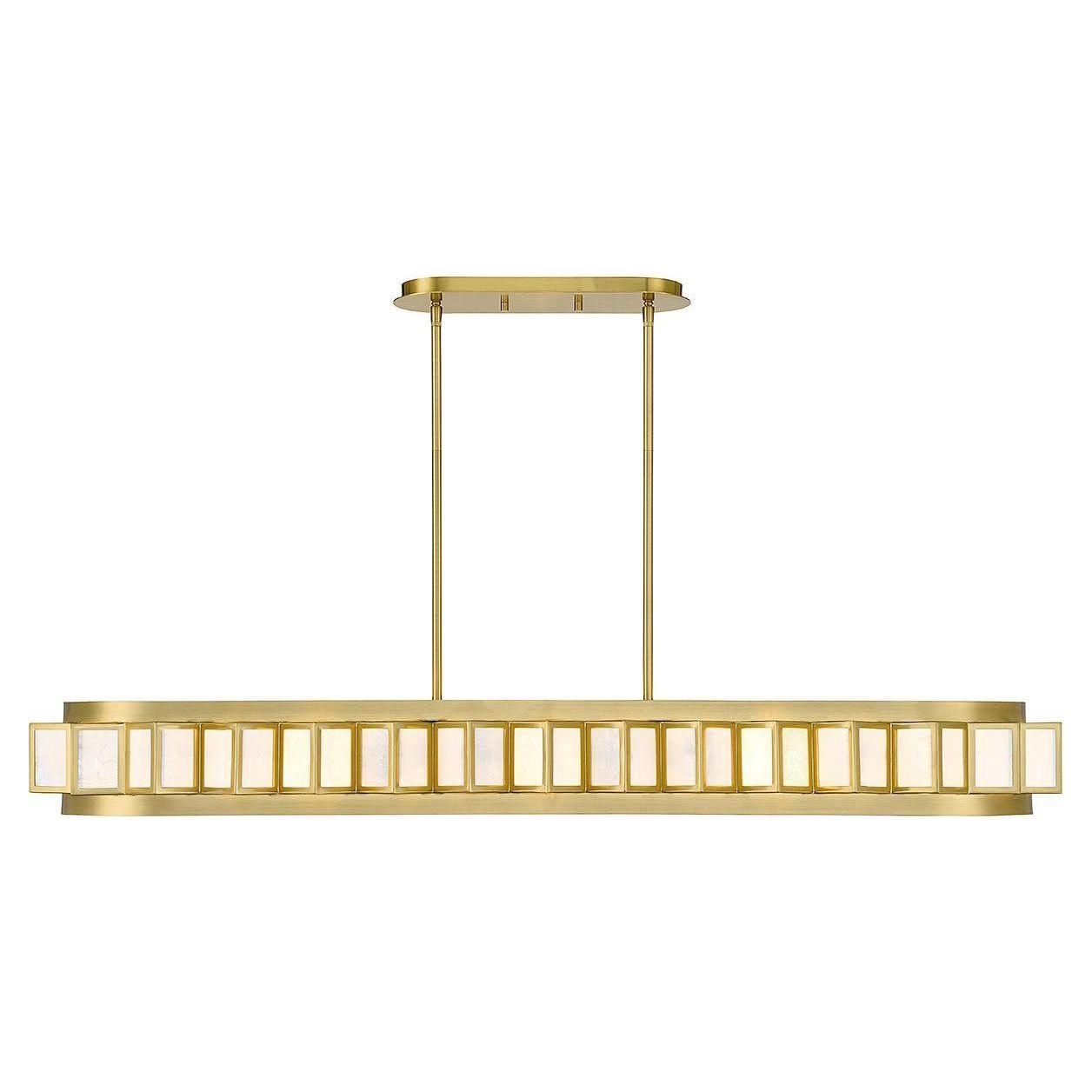 Savoy House - Gideon 8-Light Linear Chandelier - Lights Canada