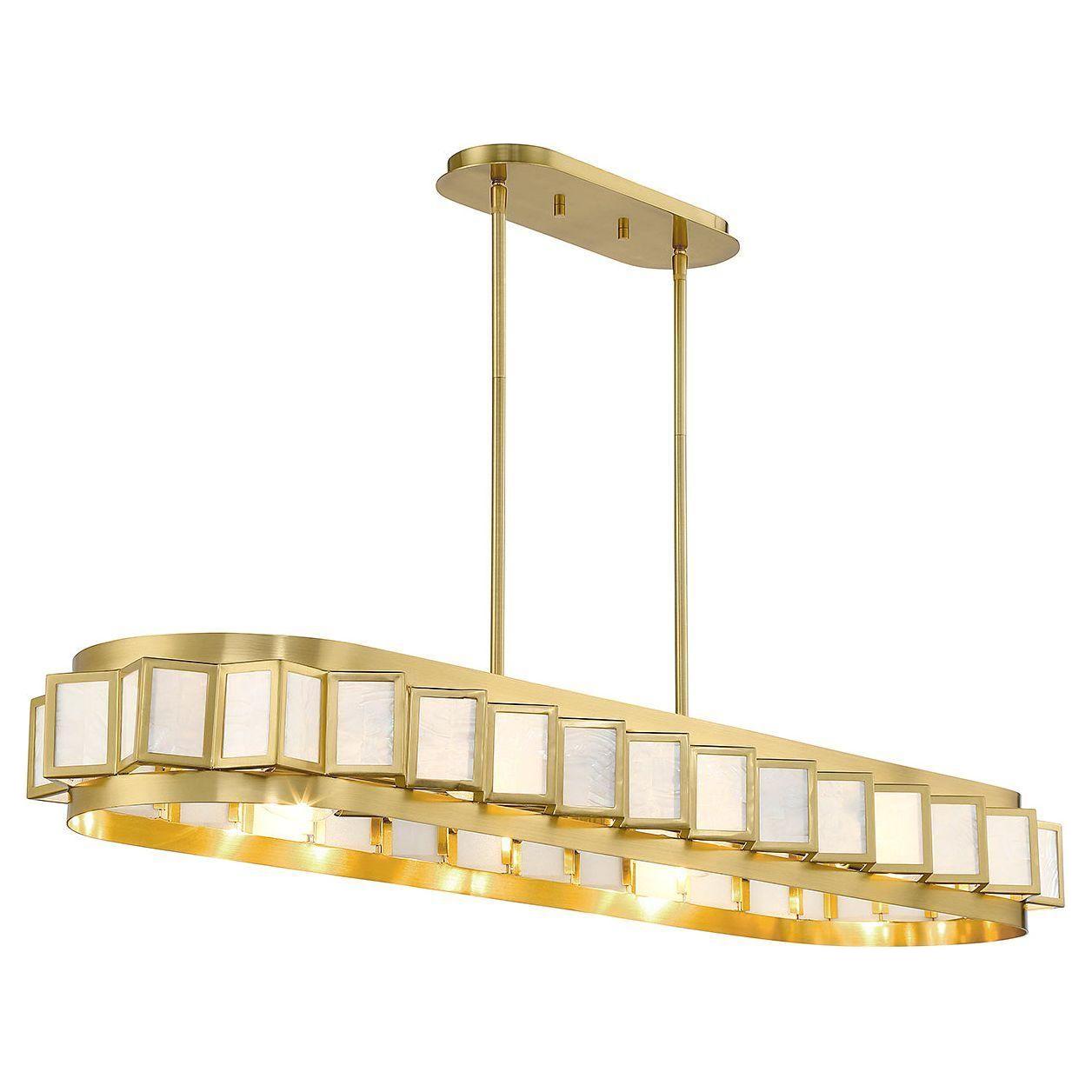 Savoy House - Gideon 8-Light Linear Chandelier - Lights Canada