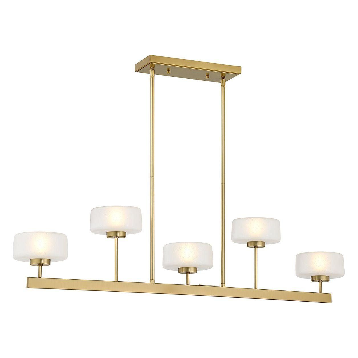 Savoy House - Falster 5-Light LED Linear Chandelier - Lights Canada