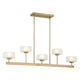 Savoy House - Falster 5-Light LED Linear Chandelier - Lights Canada