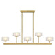 Savoy House - Falster 5-Light LED Linear Chandelier - Lights Canada