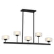 Savoy House - Falster 5-Light LED Linear Chandelier - Lights Canada