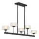 Savoy House - Falster 5-Light LED Linear Chandelier - Lights Canada