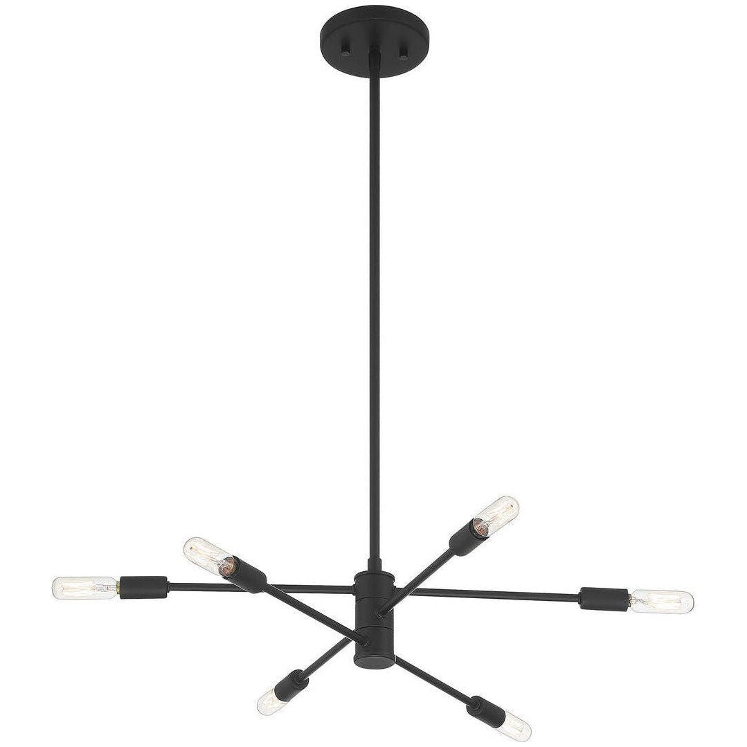 Savoy House - Lyrique 6-Light Chandelier - Lights Canada
