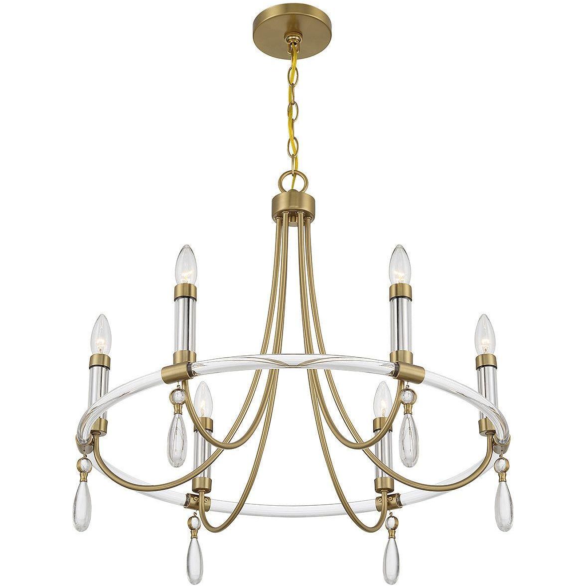 Savoy House - Mayfair 6-Light Chandelier - Lights Canada