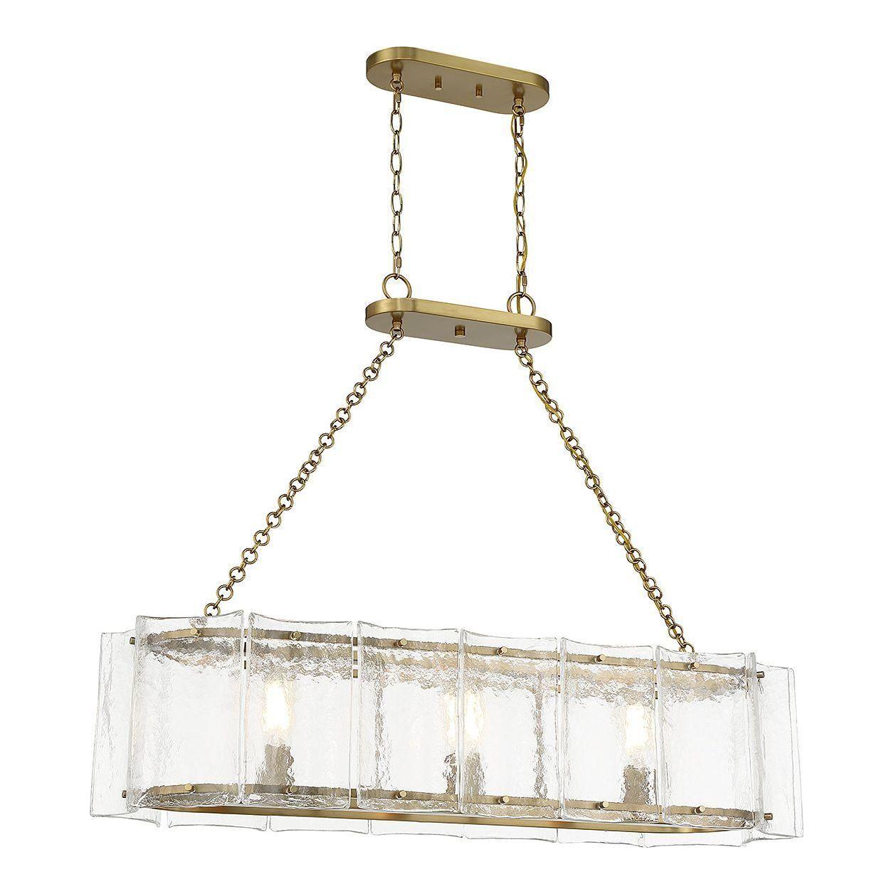 Savoy House - Genry 3-Light Linear Chandelier - Lights Canada