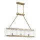 Savoy House - Genry 3-Light Linear Chandelier - Lights Canada