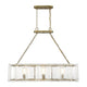 Savoy House - Genry 3-Light Linear Chandelier - Lights Canada