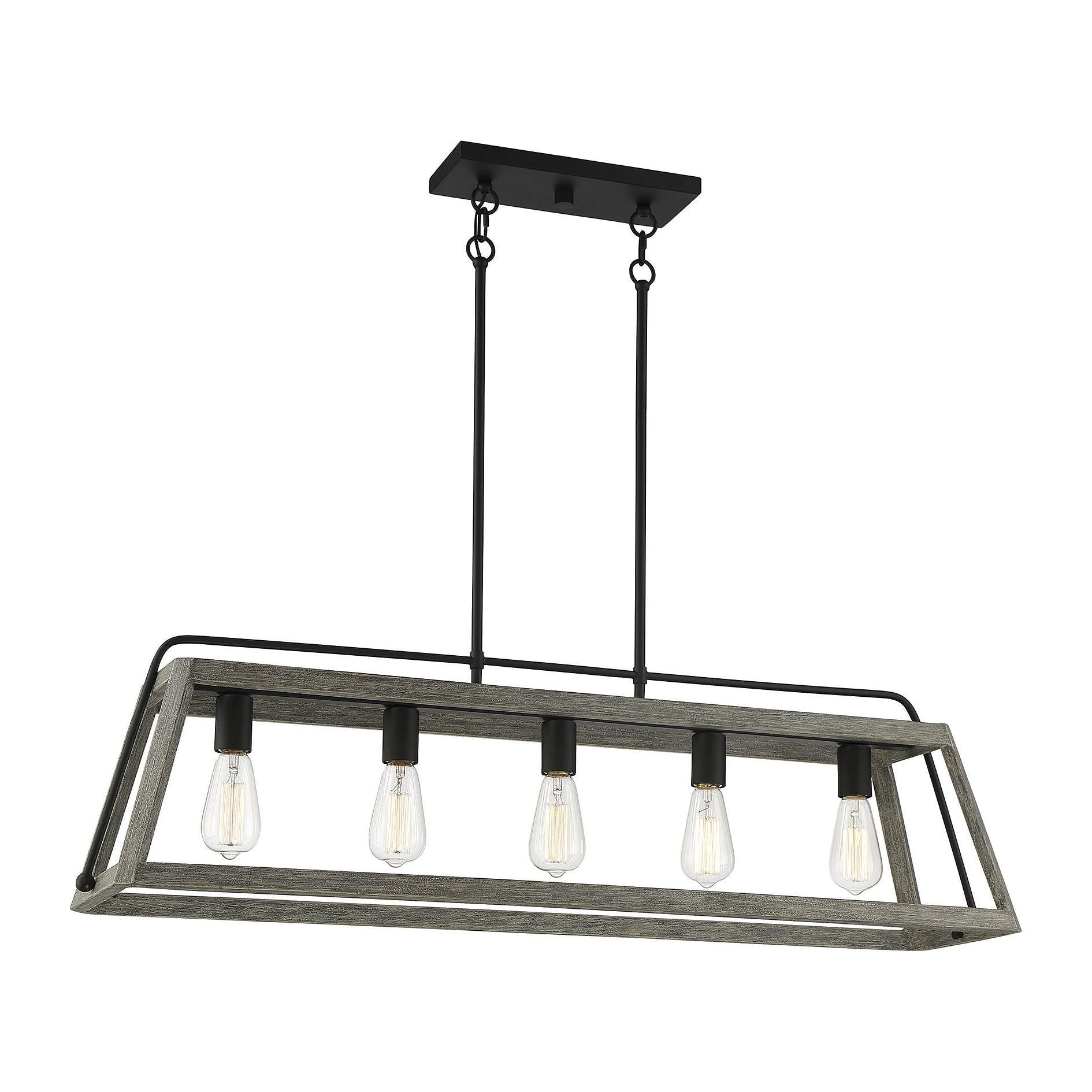 Savoy House - Hasting 5-Light Linear Chandelier - Lights Canada