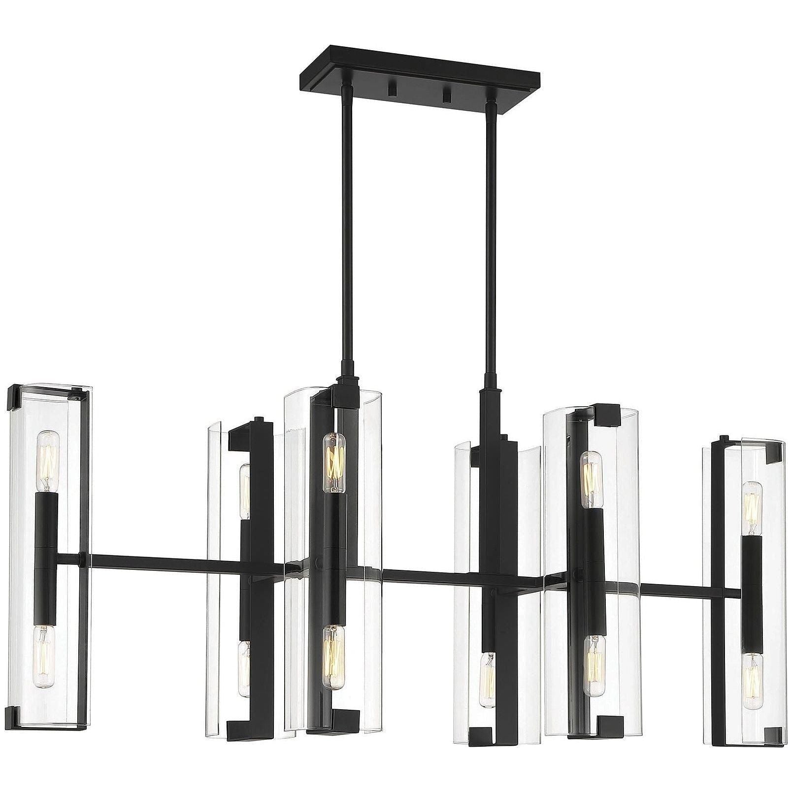 Savoy House - Winfield 12-Light Linear Chandelier - Lights Canada