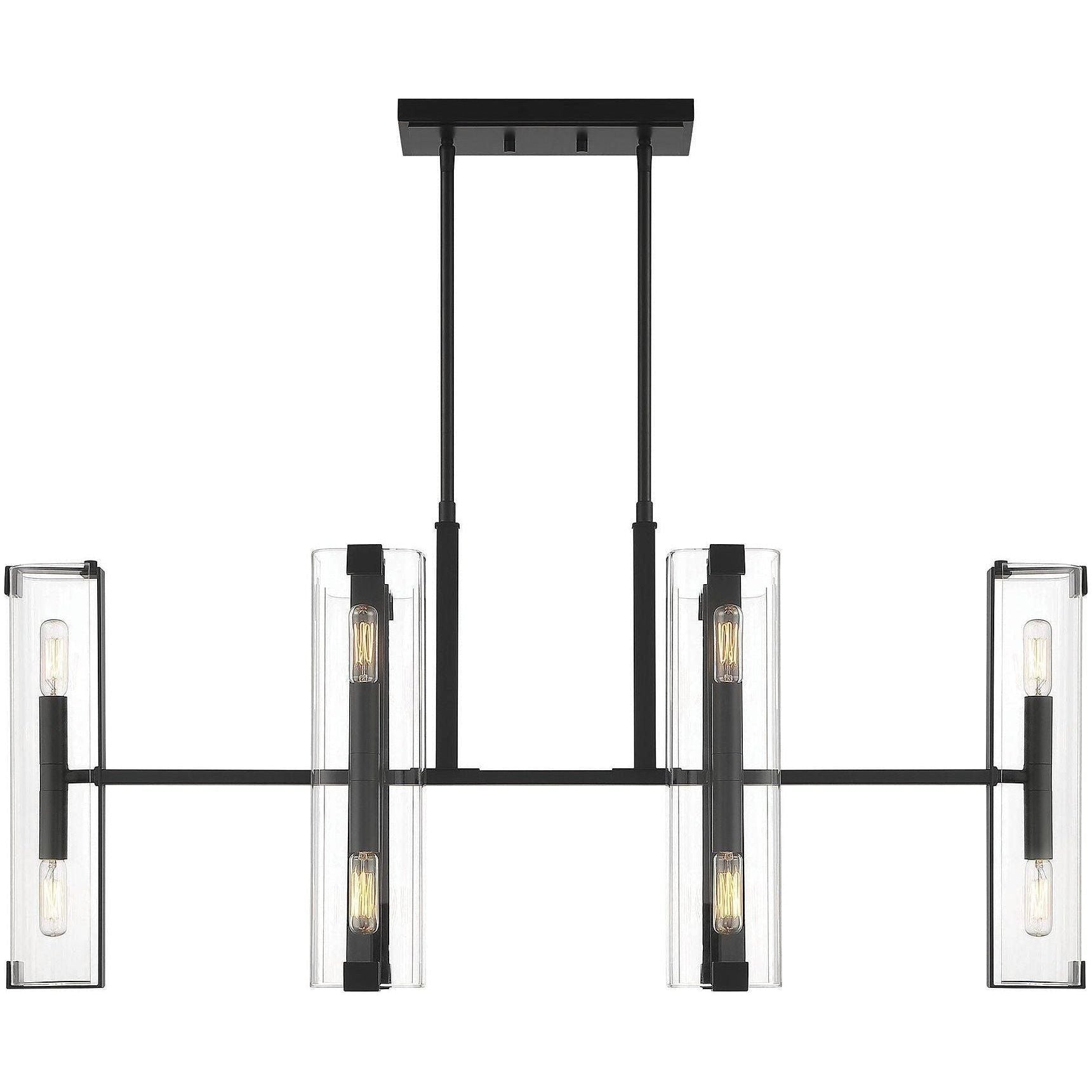 Savoy House - Winfield 12-Light Linear Chandelier - Lights Canada