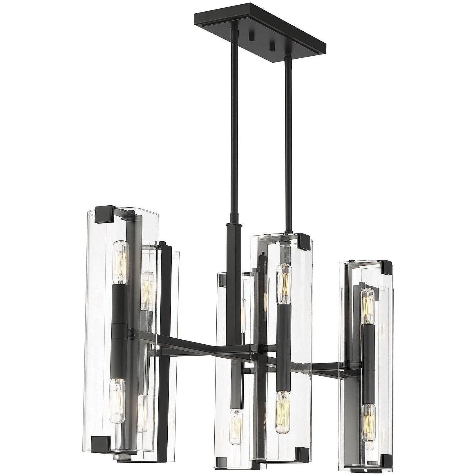 Savoy House - Winfield 12-Light Linear Chandelier - Lights Canada