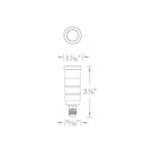WAC Lighting - LED 1" 12V Round Low-Profile Top Inground Indicator Light - Lights Canada