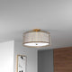 Dainolite - Kordan 3 Light 17 Inch Semi-Flush Mount - Lights Canada
