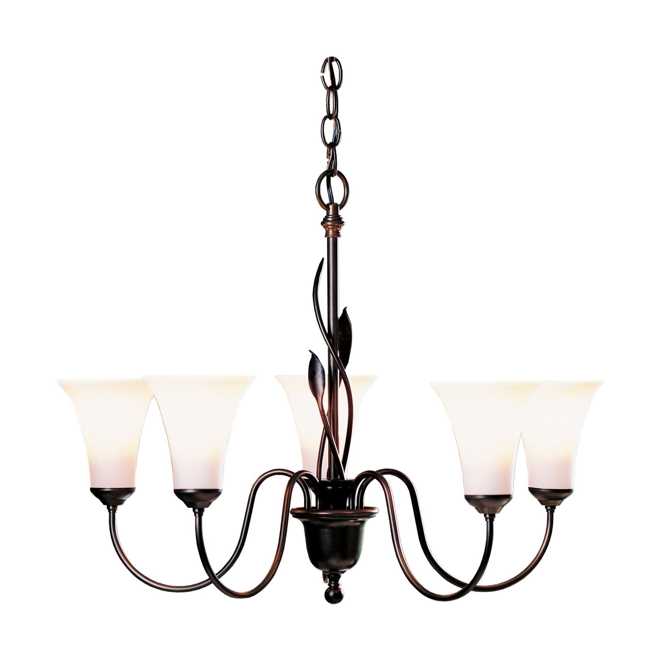 Hubbardton Forge - Forged Leaves Chandelier - Lights Canada