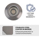 WAC Lighting - LED 1" 12V Round Shroud Top Inground Indicator Light - Lights Canada