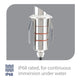 WAC Lighting - LED 1" 12V Round Shroud Top Inground Indicator Light - Lights Canada