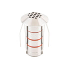 WAC Lighting - LED 1" 12V Round Beveled Top Inground Indicator Light with Hex Louver - Lights Canada