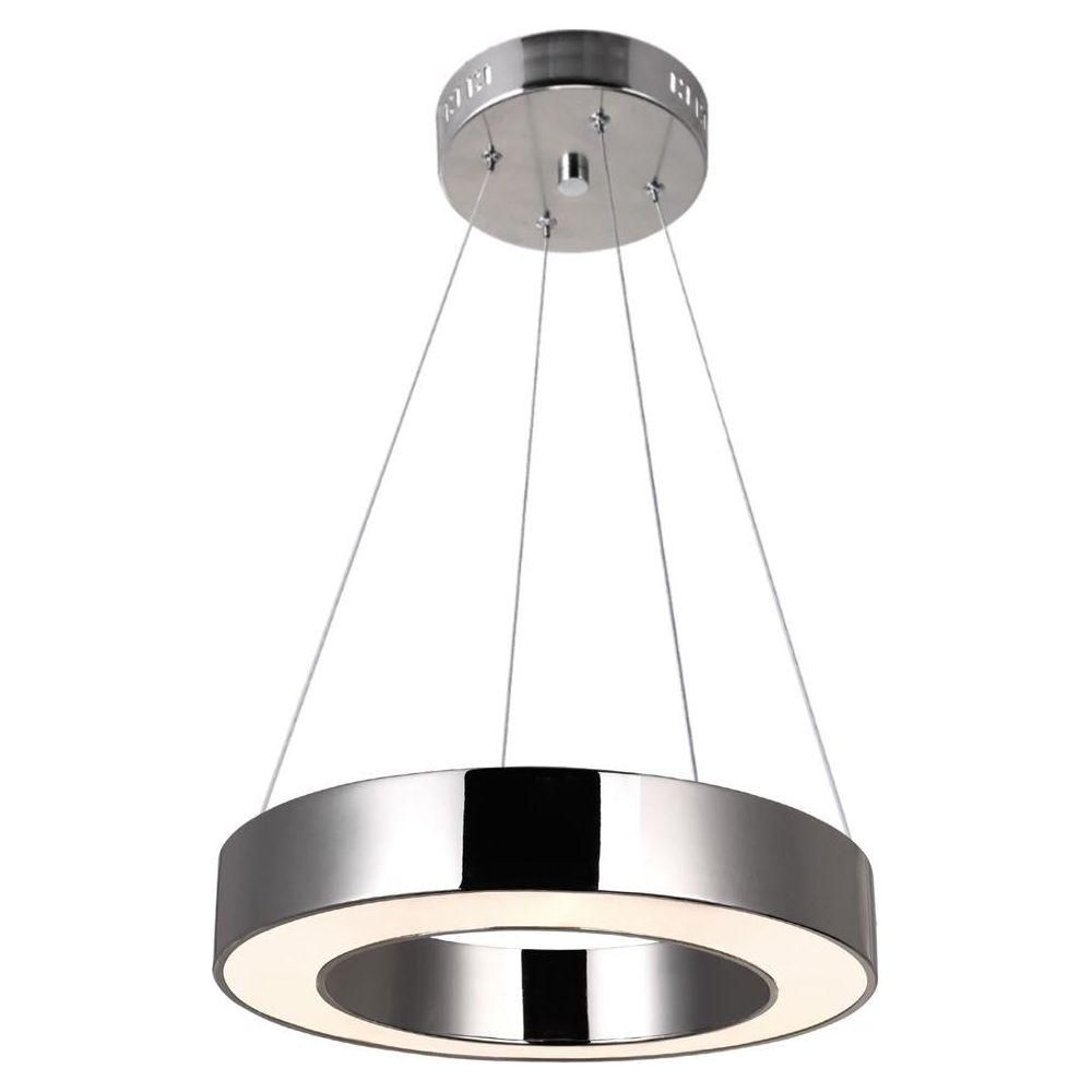 Ringer Chandelier Polished Nickel