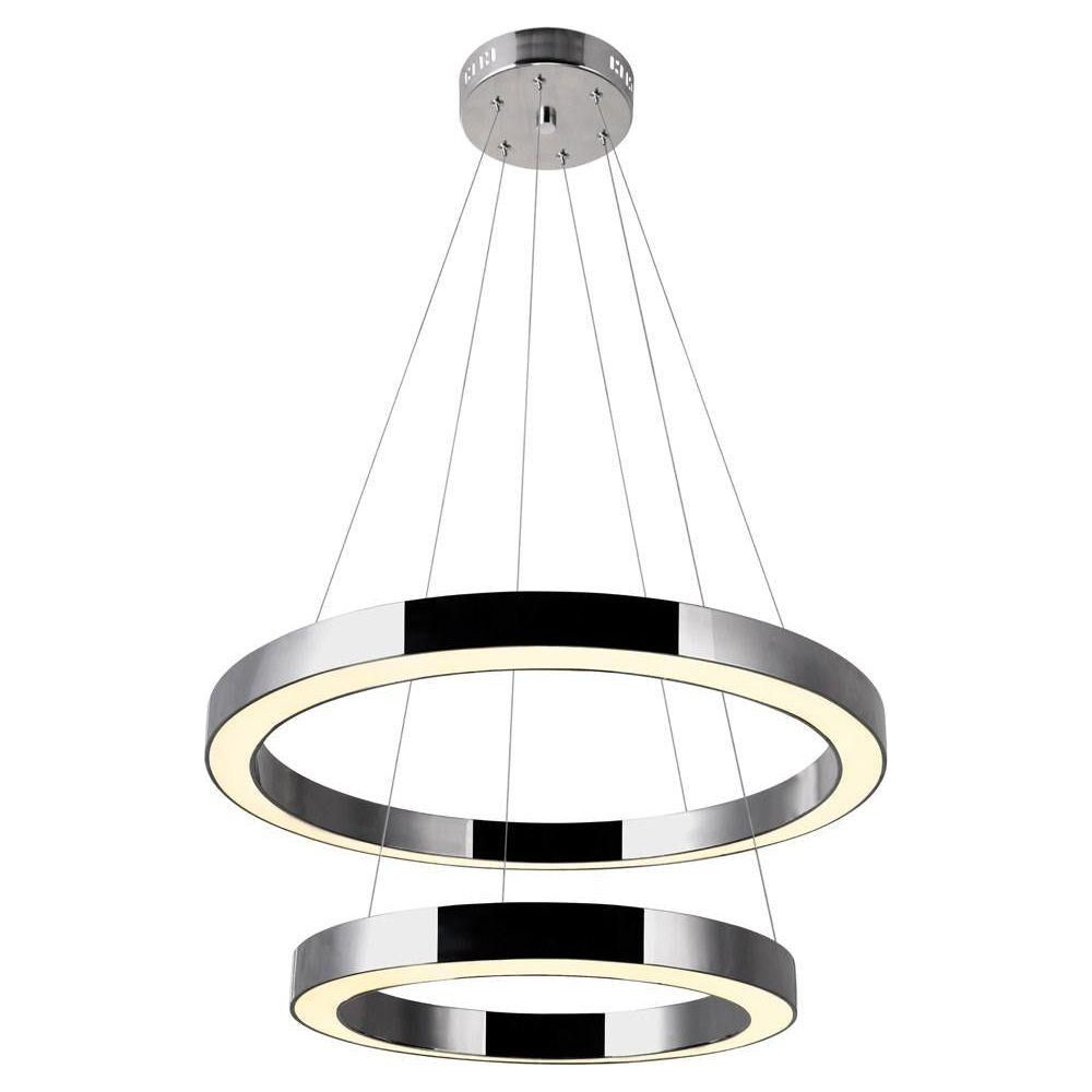 Ringer Chandelier Polished Nickel