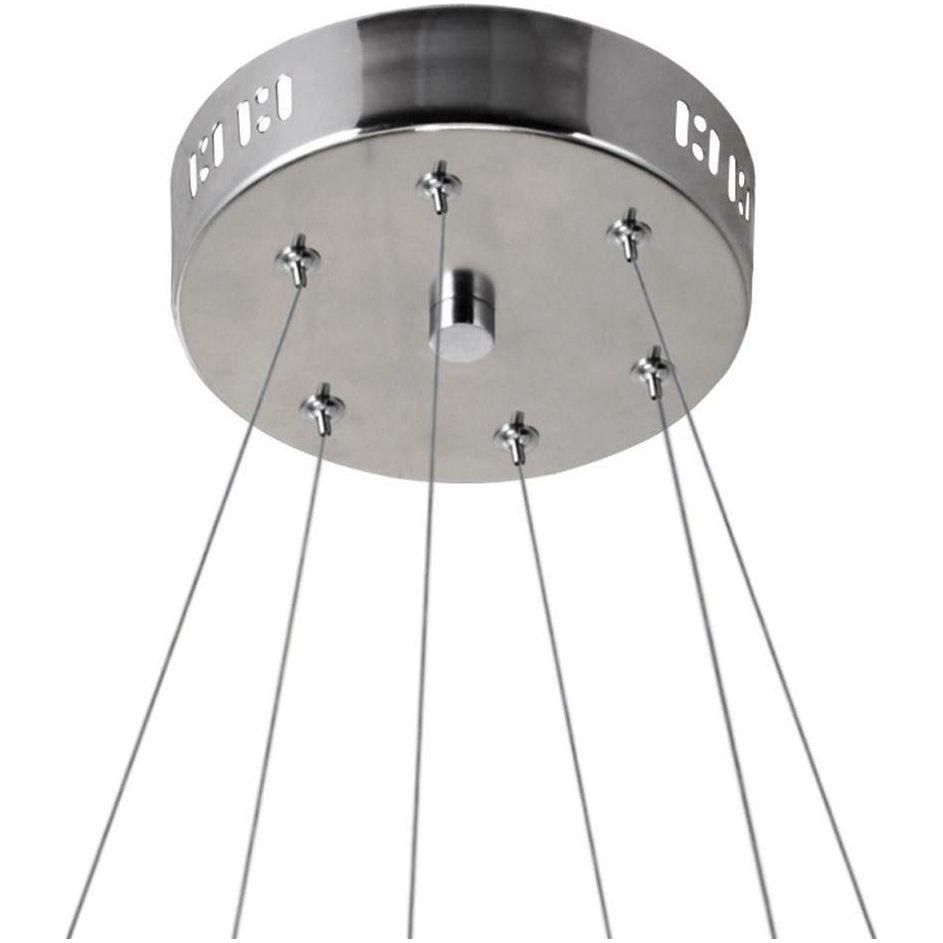 Ringer Chandelier Polished Nickel