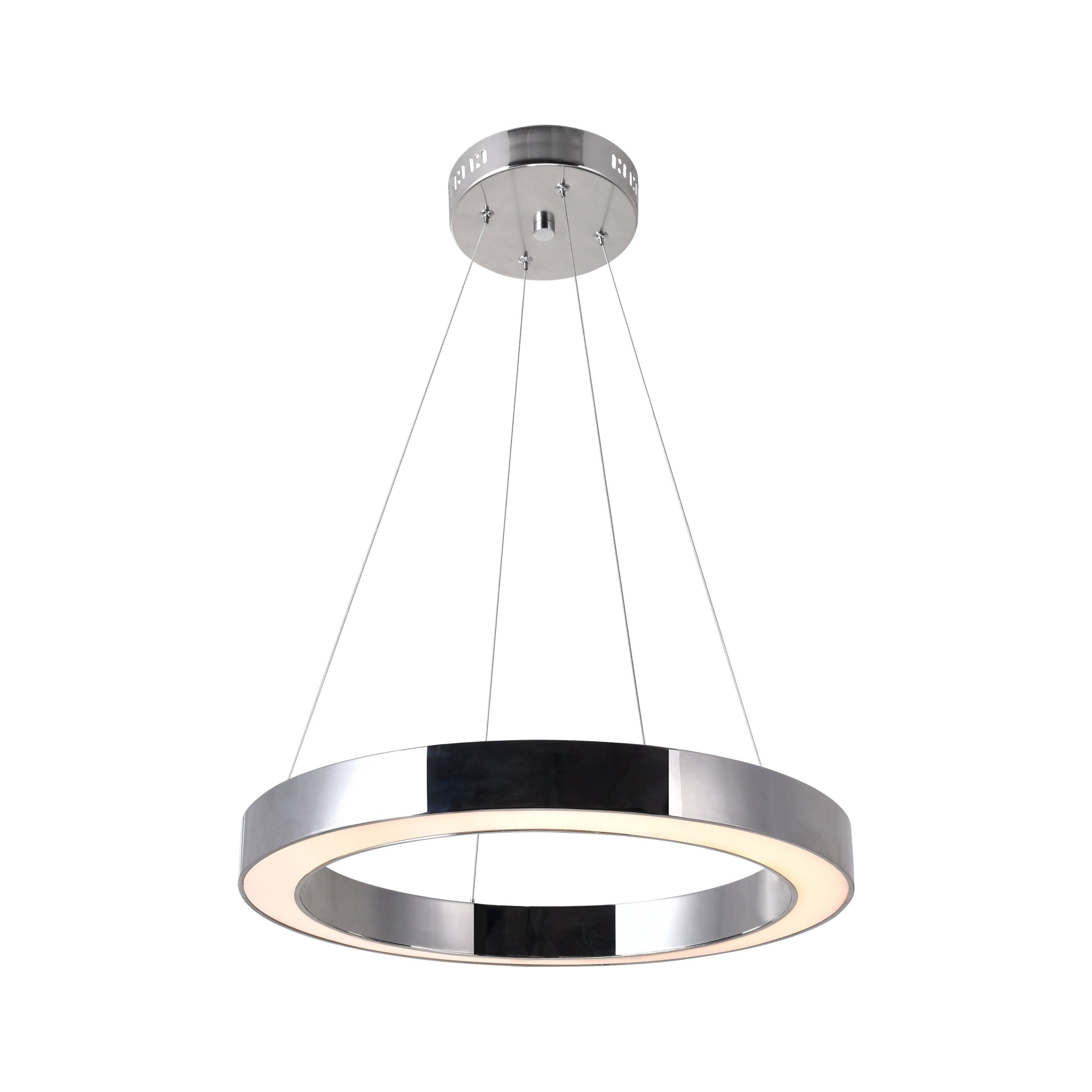 Ringer Chandelier Polished Nickel