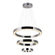 Ringer Chandelier Polished Nickel