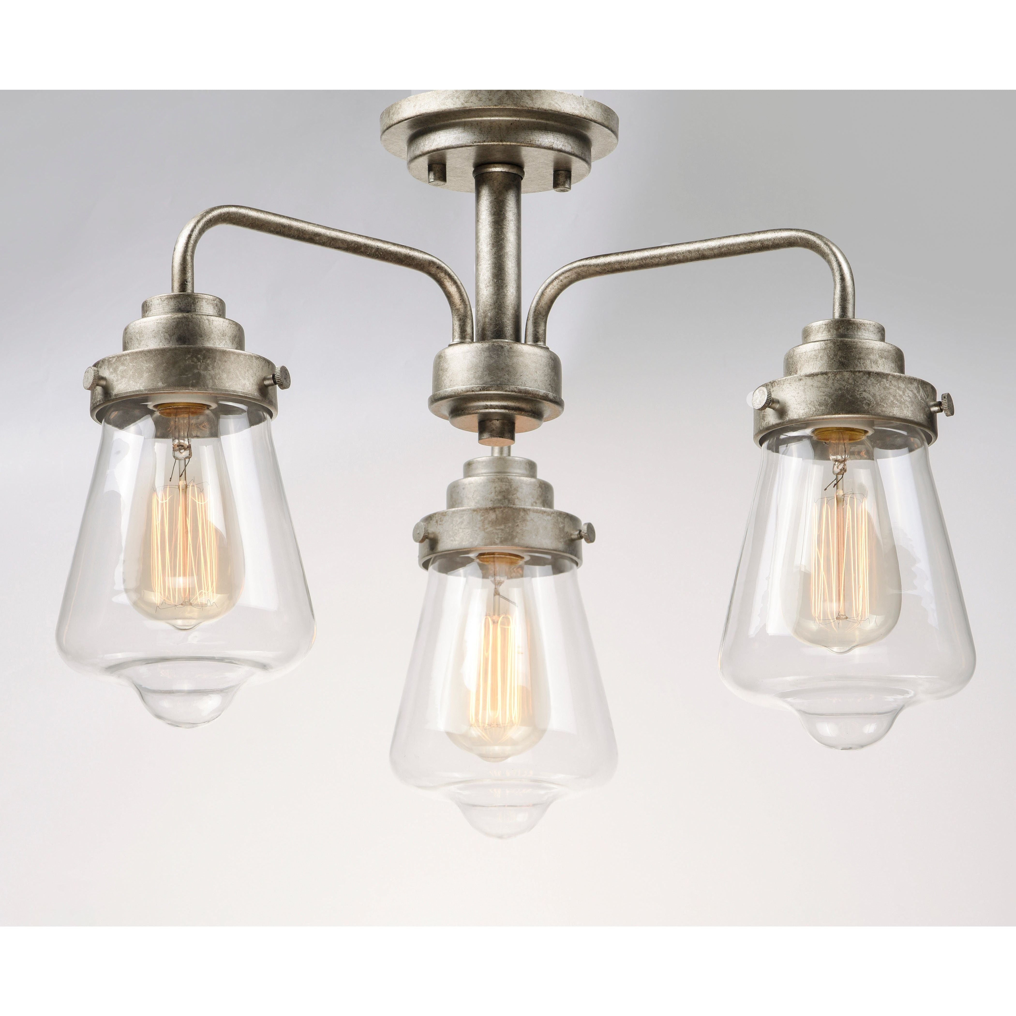 Maxim Lighting - Cape Cod 3-Light Flush Mount - Lights Canada