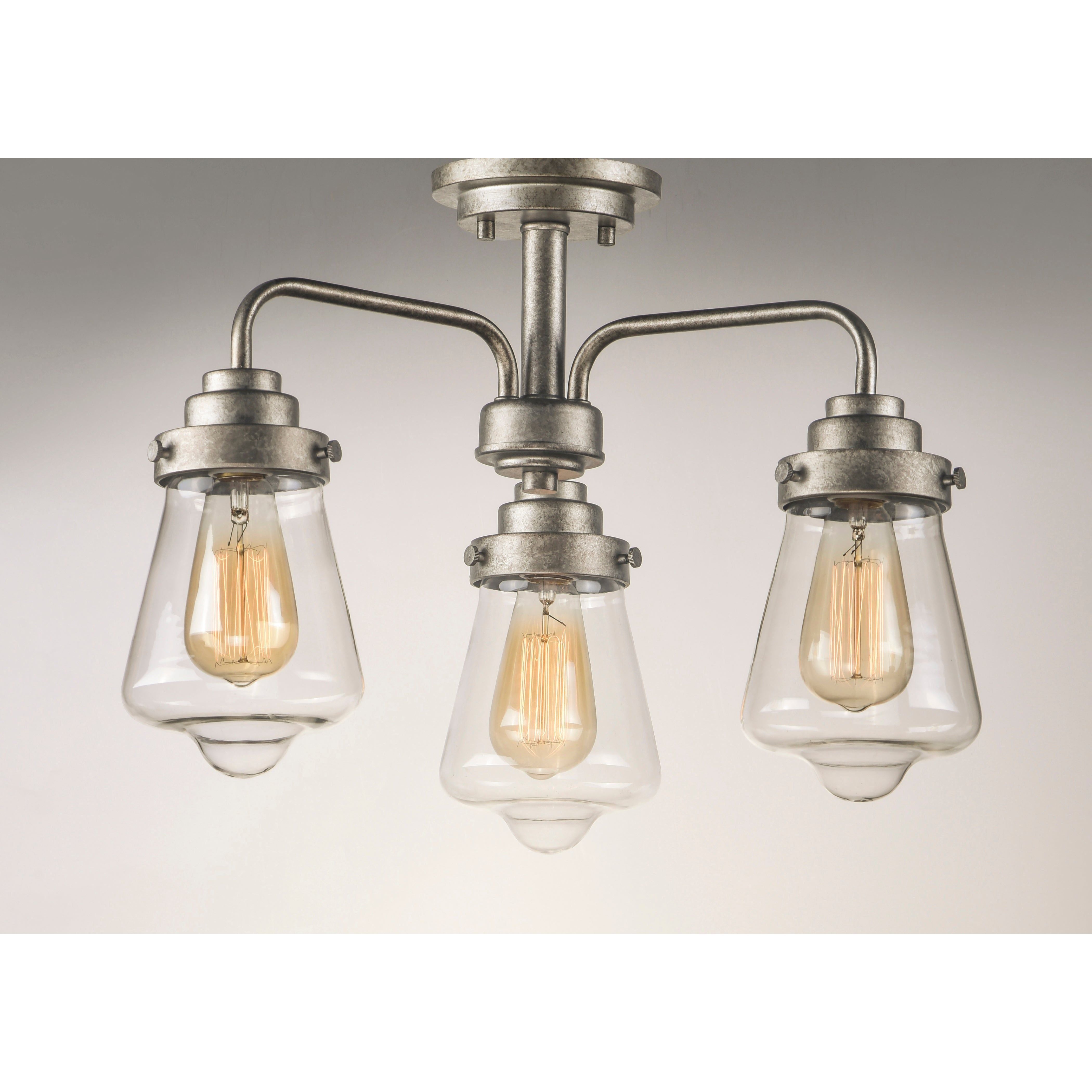 Maxim Lighting - Cape Cod 3-Light Flush Mount - Lights Canada