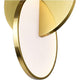 Tranche Linear Suspension Brushed Brass