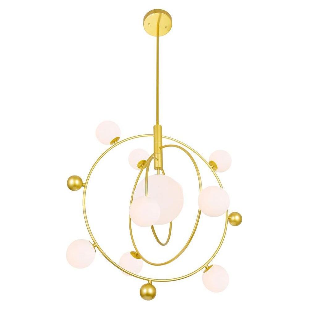Celeste Chandelier Medallion Gold