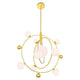 Celeste Chandelier Medallion Gold