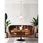Celeste Chandelier Medallion Gold