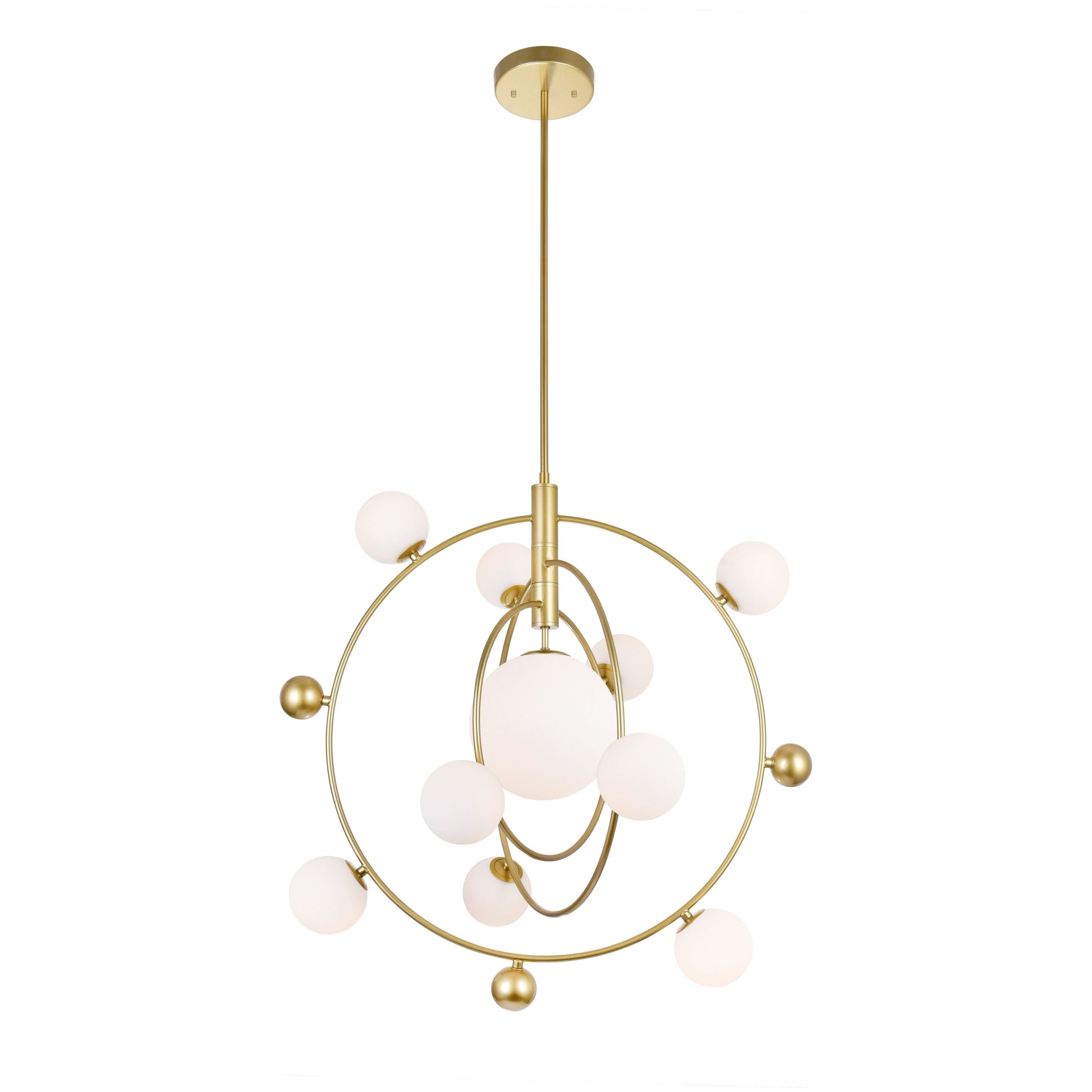 Celeste Chandelier Medallion Gold
