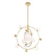 Celeste Chandelier Medallion Gold