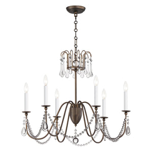 Maxim Lighting - Plumette 6-Light Chandelier with Crystal - Lights Canada