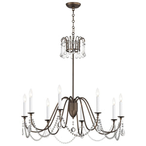 Maxim Lighting - Plumette 8-Light Chandelier with Crystal - Lights Canada