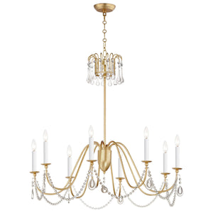 Maxim Lighting - Plumette 8-Light Chandelier with Crystal - Lights Canada